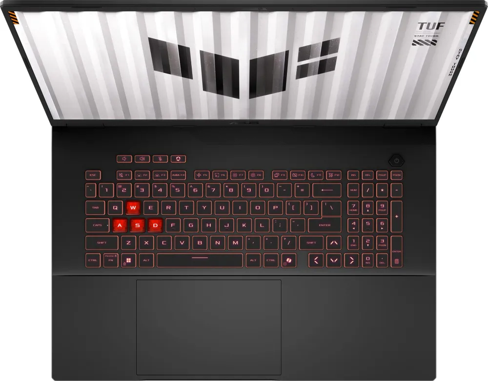 Ноутбук Asus TUF Gaming A18 FA808UP-S8117 Ryzen 7 260 16Gb SSD512Gb NVIDIA GeForce RTX 5070 8Gb 18" IPS FHD+ (1920x1200) без ОС grey WiFi BT Cam (90NR0NL1-M00640)