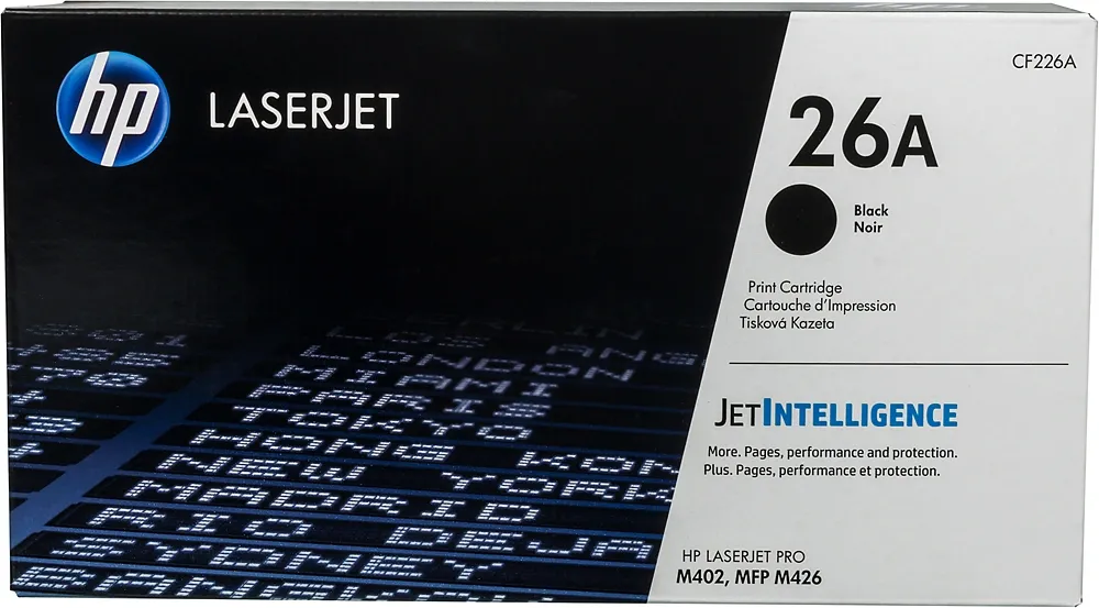 Картридж лазерный HP 26A CF226A черный бар.в компл. (3100стр.) для HP LJ Pro M402/M426