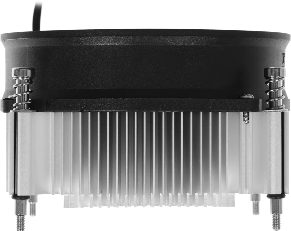 Устройство охлаждения(кулер) ID-Cooling DK-19 PWM Soc-1700/1851 черный 4-pin 14-26dB Al 95W 340gr Ret