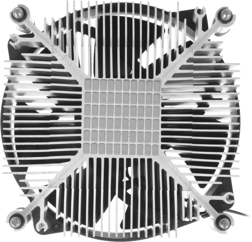 Устройство охлаждения(кулер) ID-Cooling DK-19 PWM Soc-1700/1851 черный 4-pin 14-26dB Al 95W 340gr Ret