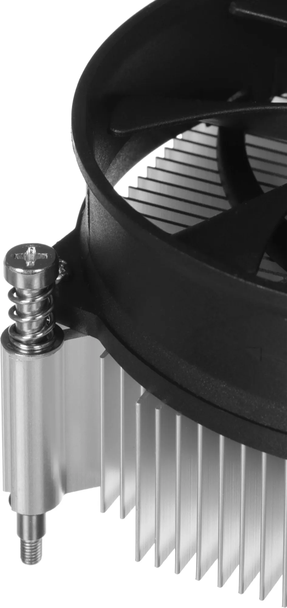 Устройство охлаждения(кулер) ID-Cooling DK-19 PWM Soc-1700/1851 черный 4-pin 14-26dB Al 95W 340gr Ret