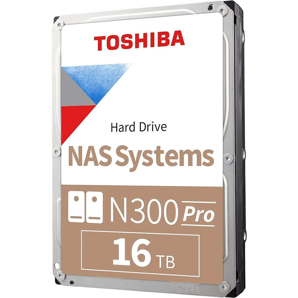 Жесткий диск/ HDD Toshiba N300 NAS PRO SATA3 3.5" 16TB 7200 512Mb 6Gb/s 1 year warranty (replacement ST16000NE000, ST16000NT001, WD161KFGX, ST16000VN001)