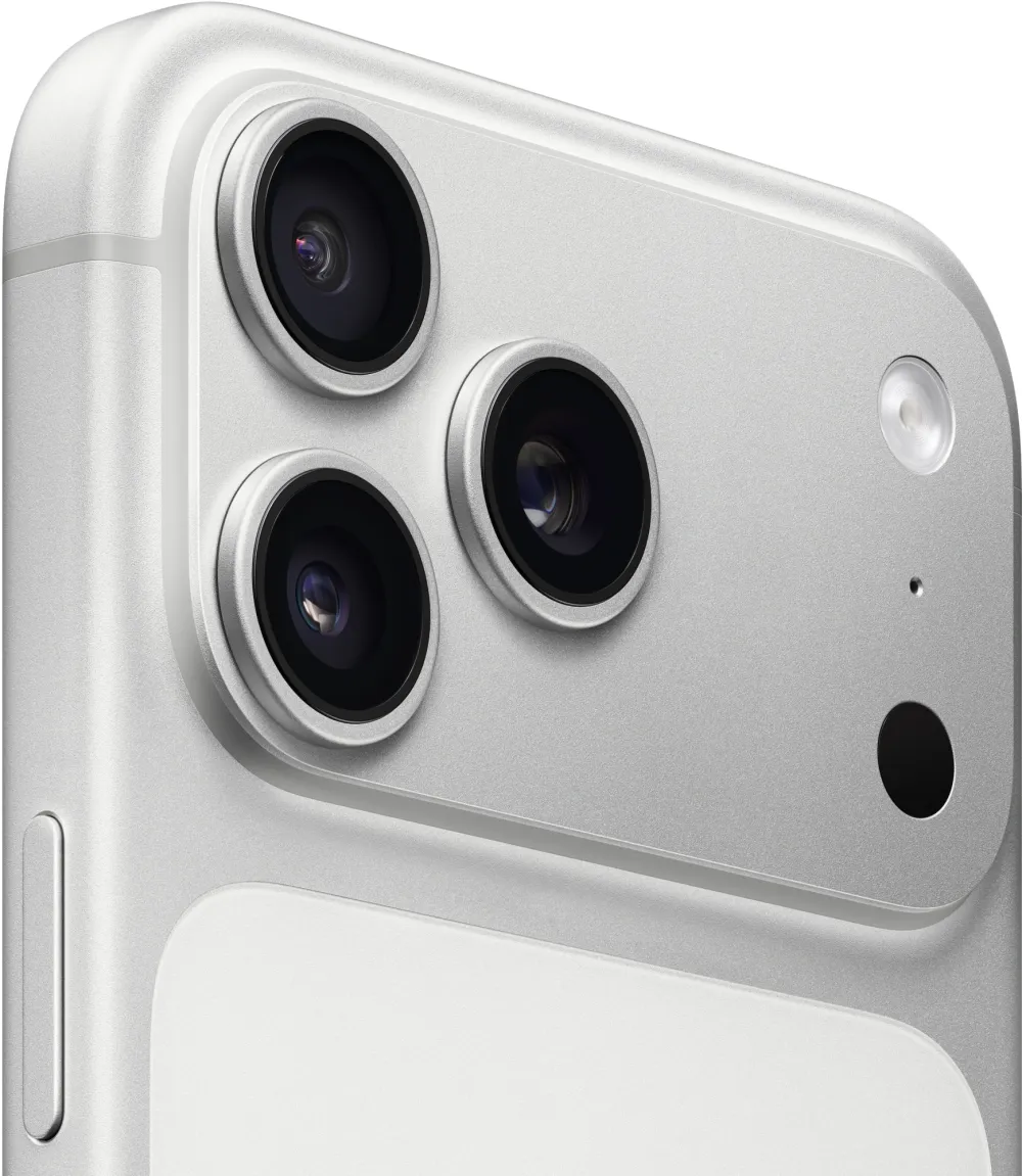 Смартфон Apple A3526 iPhone 17 Pro Max 1Tb серебристый моноблок 3G 4G 1Sim 6.9" 1320x2868 iOS 26 48Mpix 802.11 a/b/g/n/ac/ax/be NFC GPS Protect