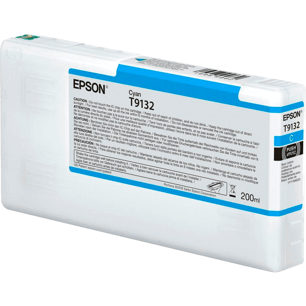 Epson C13T913200 картридж  для Epson SC-P5000/SC-P5000V, Cyan, 200 мл. (LFP)