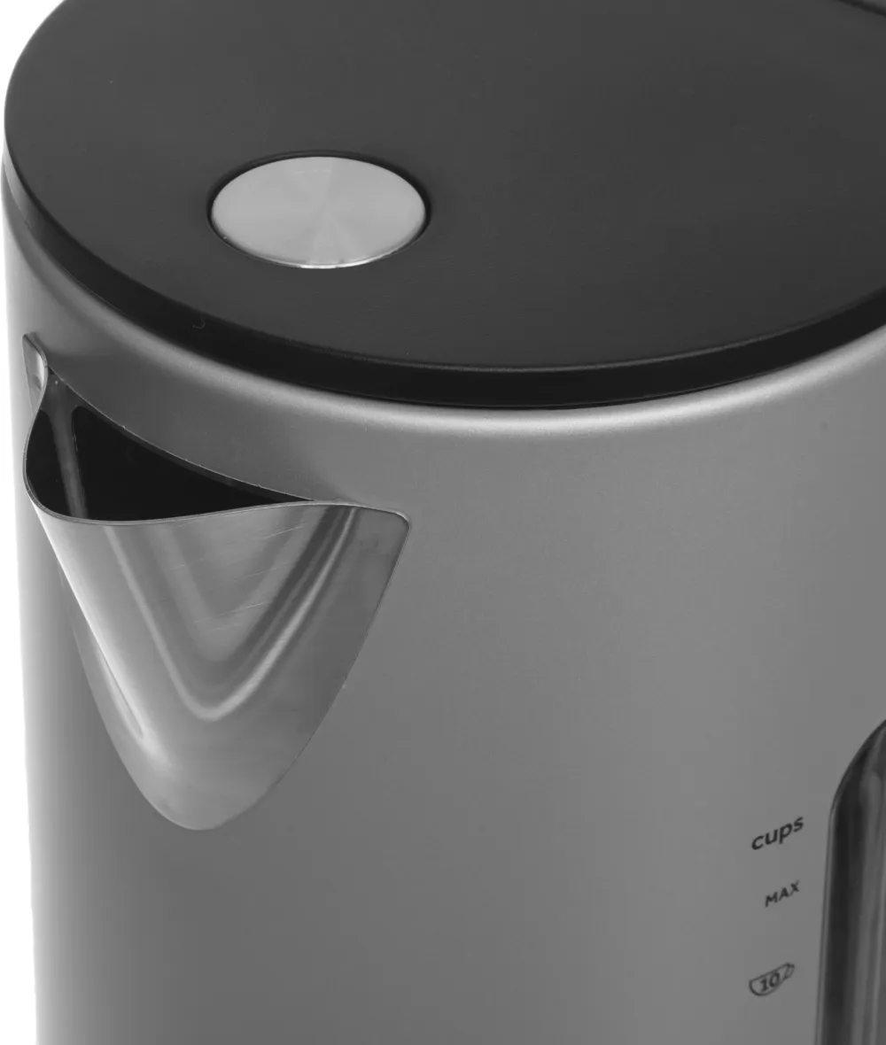 Чайник электрический Haier HK-601 1.7л. 3000Вт серебристый корпус: нерж.сталь (QA0082M00RU)