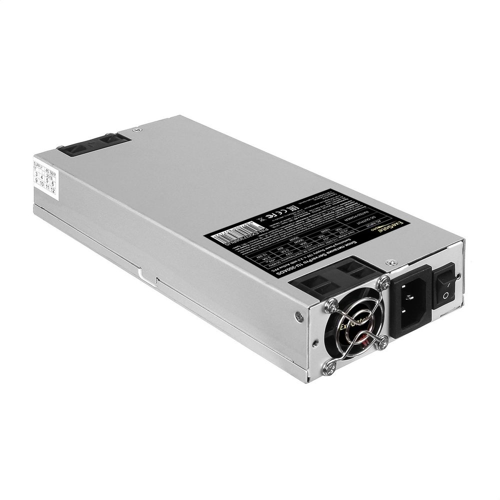 Exegate EX237308RUS Серверный БП 350W <ServerPRO-1U-350ADS> APFC, унив. для 1U, 24pin,2x(4+4)pin,3xSATA,3xIDE