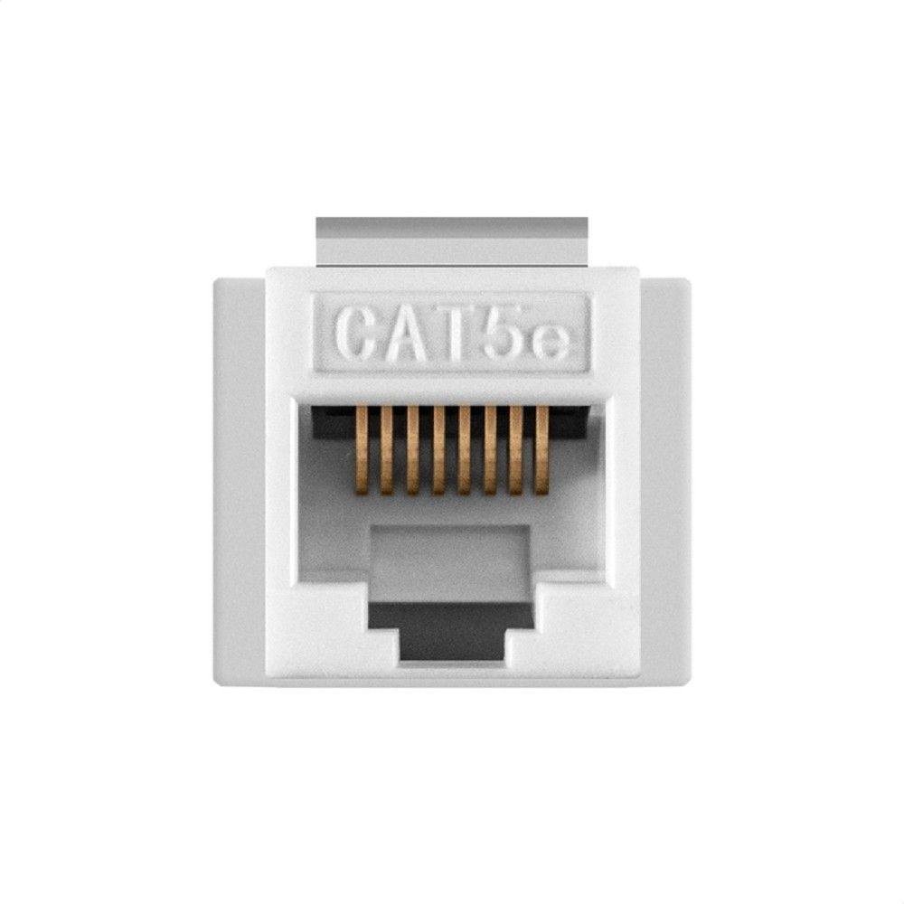 Exegate EX297341RUS Модуль-вставка Keystone Jack RJ-45 ExeGate KJ-8P8C-U-C5e-90-110 (Кат.5e, неэкранированная, 90 градусов, IDC 110)