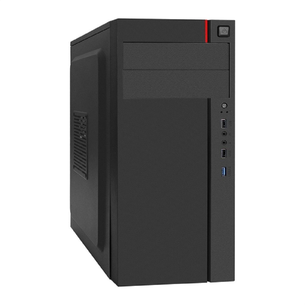 Exegate EX299323RUS Корпус Miditower ExeGate AA-440U-UNS450 (ATX, БП UNS450 с вент. 12см, 2*USB+1*USB3.0, аудио, черный)