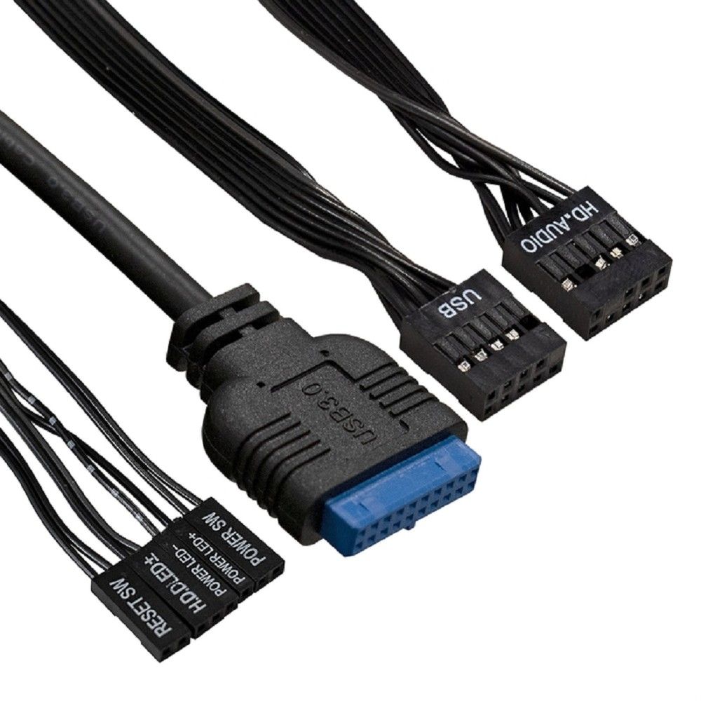 Exegate EX299323RUS Корпус Miditower ExeGate AA-440U-UNS450 (ATX, БП UNS450 с вент. 12см, 2*USB+1*USB3.0, аудио, черный)
