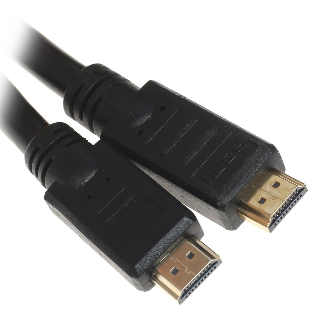 Кабель HDMI Cablexpert 19M/19M, v2.0, медь, позол.контакты, экран, усилитель, 30м, черный,  пакет [CC-HDMI4-30M ]