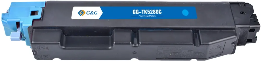 Картридж лазерный G&G GG-TK5280C TK5280C голубой (11000стр.) для Kyocera Ecosys P6235cdn/M6235cidn/M6635cidn с чипом
