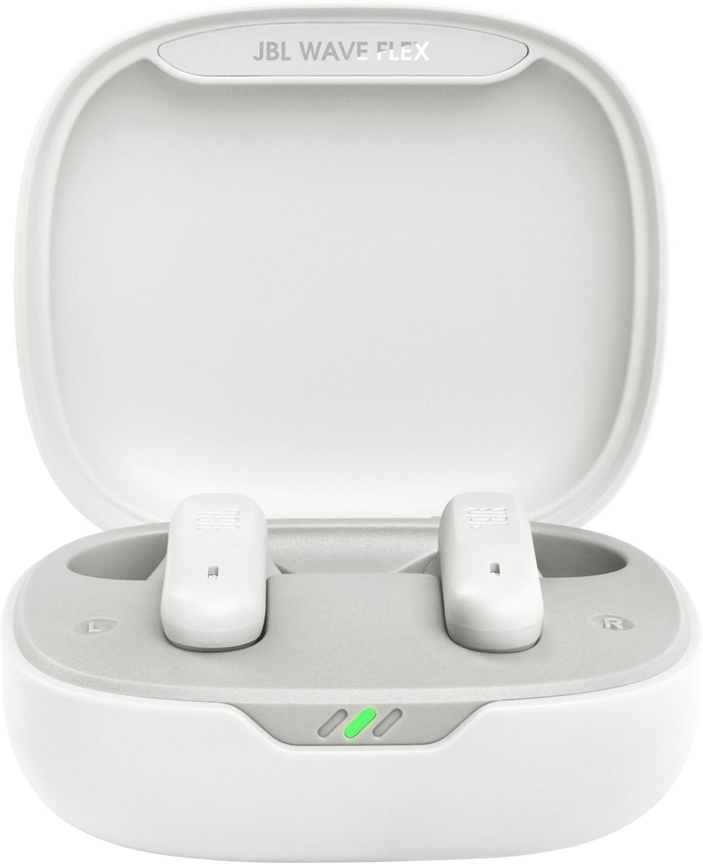 Гарнитура вкладыши JBL Wave Flex белый беспроводные bluetooth в ушной раковине (JBLWFLEXWHT)