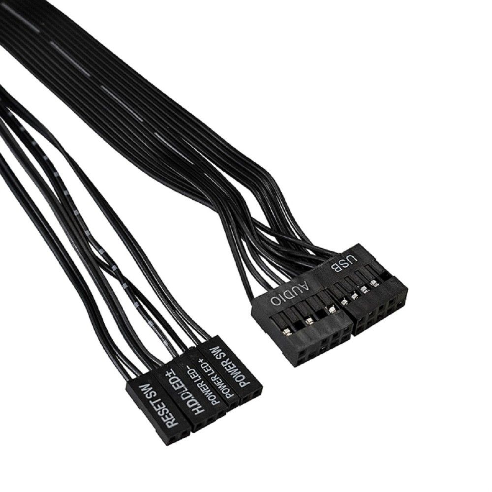 Exegate EX261449RUS Корпус Miditower CP-601 Black, ATX, <CP400W, 80mm>, 2*USB, Audio