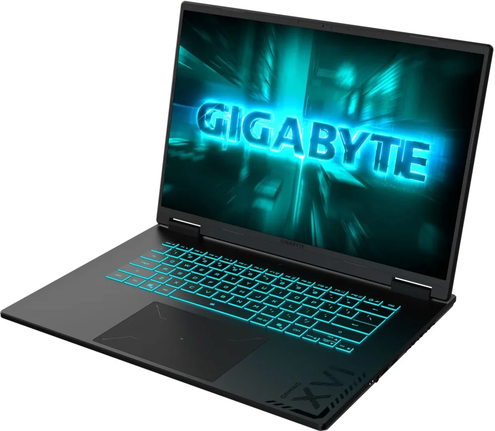 Ноутбук Gigabyte GAMING A16 Core Ultra 9 185H 16Gb SSD1Tb NVIDIA GeForce RTX 5070 8Gb 16" IPS FHD+ (1920x1200) без ОС black WiFi BT Cam (EWHS3KZ894SD)