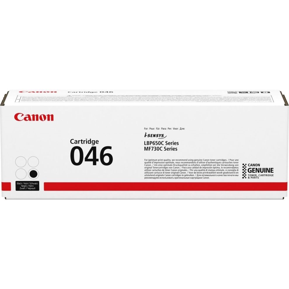 Картридж лазерный Canon 046BK 1250C002 черный (2200стр.) для Canon i-SENSYS LBP650/MF730