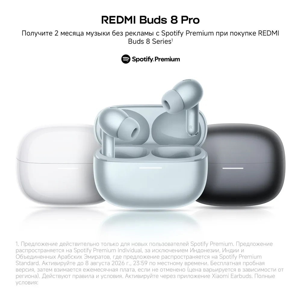 Беспроводные наушники REDMI Buds 8 Pro Cloud белый