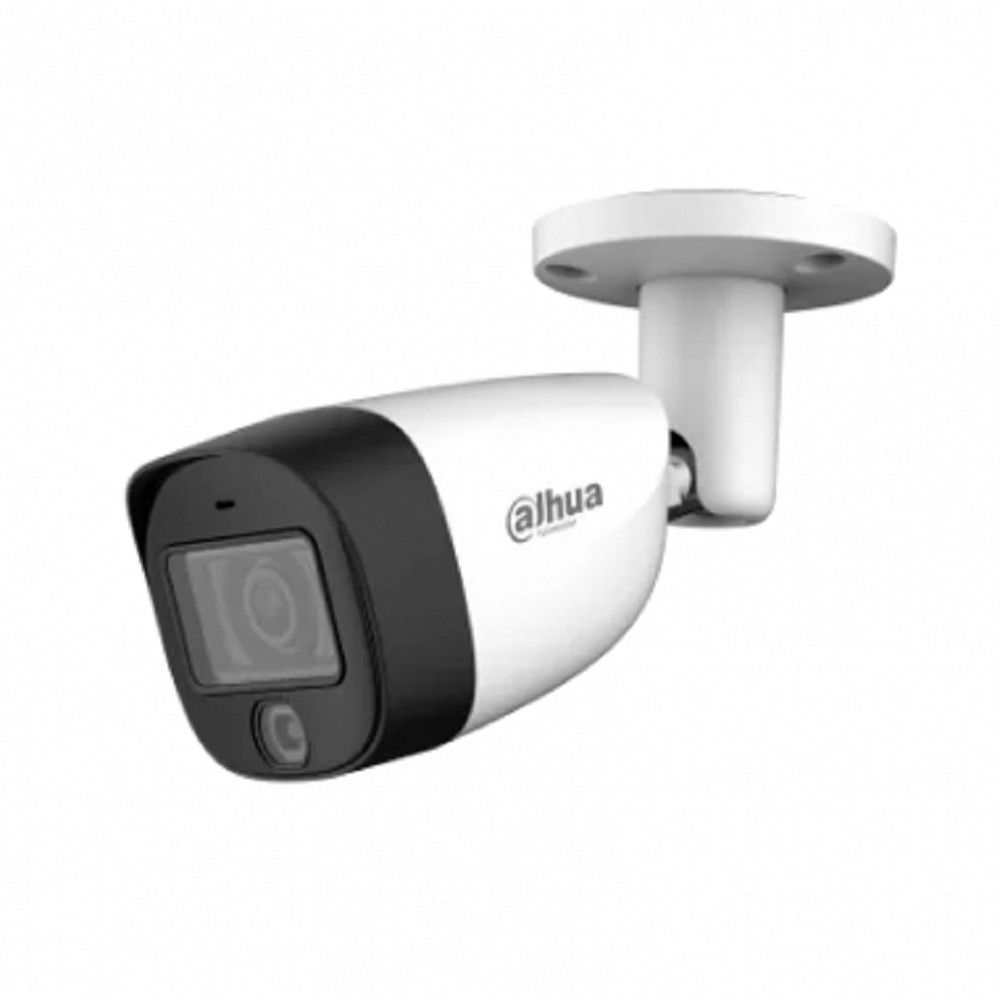 DAHUA DH-HAC-HFW1200CMP-IL-A-0360B-S6 Уличная цилиндрическая HDCVI-видеокамера с интеллектуальной двойной подсветкой 2Мп, объектив 3.6мм, ИК 20м, LED 20м, IP67, корпус: металл