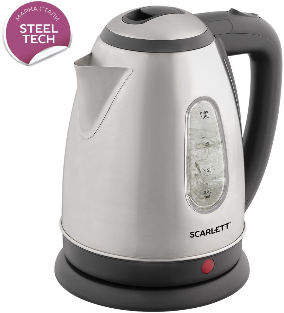 Scarlett SC-EK21S88 Чайник, 1.8л, 2200Вт, стальной