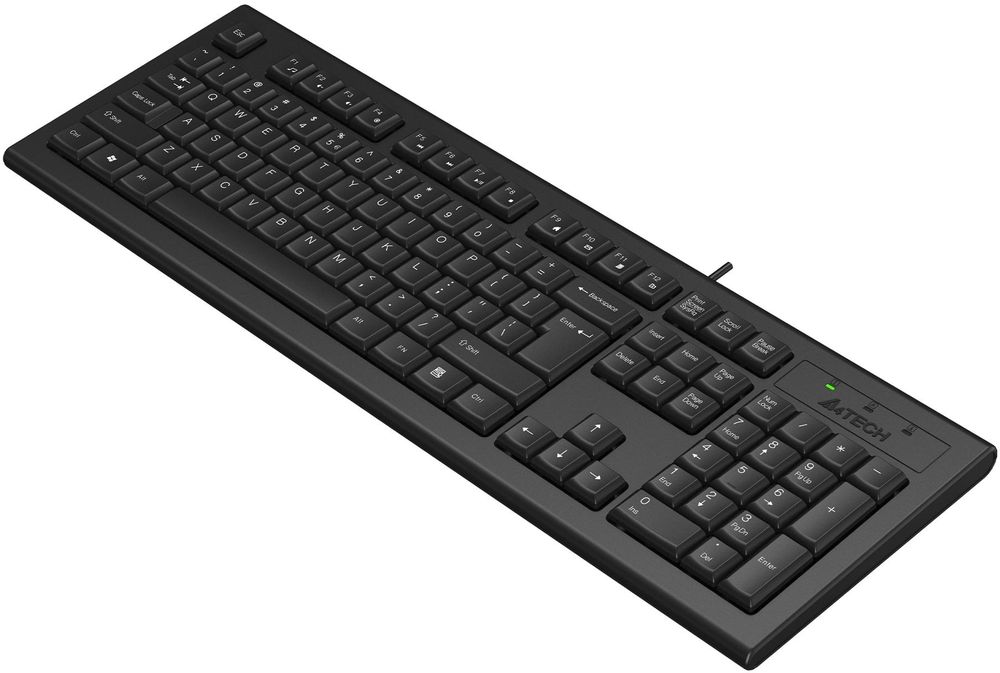 Клавиатура A4Tech KR-85 черный USB кабель 1.5м