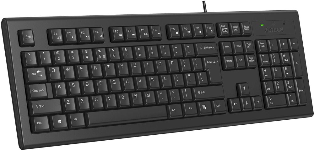 Клавиатура A4Tech KR-85 черный USB кабель 1.5м