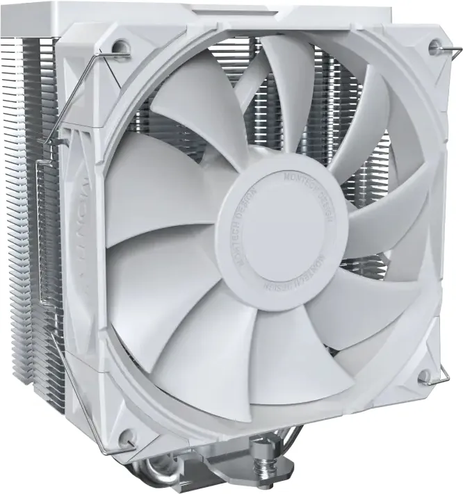 Устройство охлаждения(кулер) Montech NX400 Soc-AM5/AM4/1200/1700/1851 белый 4-pin 34.17dB Al+Cu 220W 874gr Ret (NX400WH)