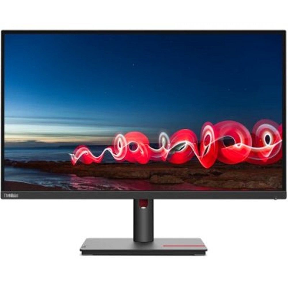 LCD Lenovo 27" T27h-30 ThinkVision [63A3GAT1EU] {IPS 2560x1440 60Hz 4ms 1000:1 350cd 178/178 8bit HDMI2.0 DisplayPort1.4 1xDP(Out)1.4 USB-C(PD 90W) 4xUSB3.2 RJ-45 HAS Pivot}