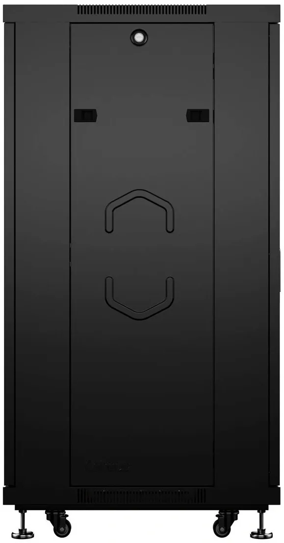 Cabeus ND-05C-42U60/100-BK Шкаф монтажный телекоммуникационный 19" напольный для распределительного и серверного оборудования 42U 600x1000x2055mm (ШхГхВ) передняя и задняя перфорированные двери, ручка