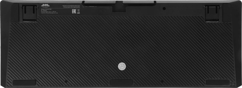 Клавиатура GMNG GG-KB770XP механическая черный USB Multimedia for gamer LED (подставка для запястий) (1901099) кабель 1.8м