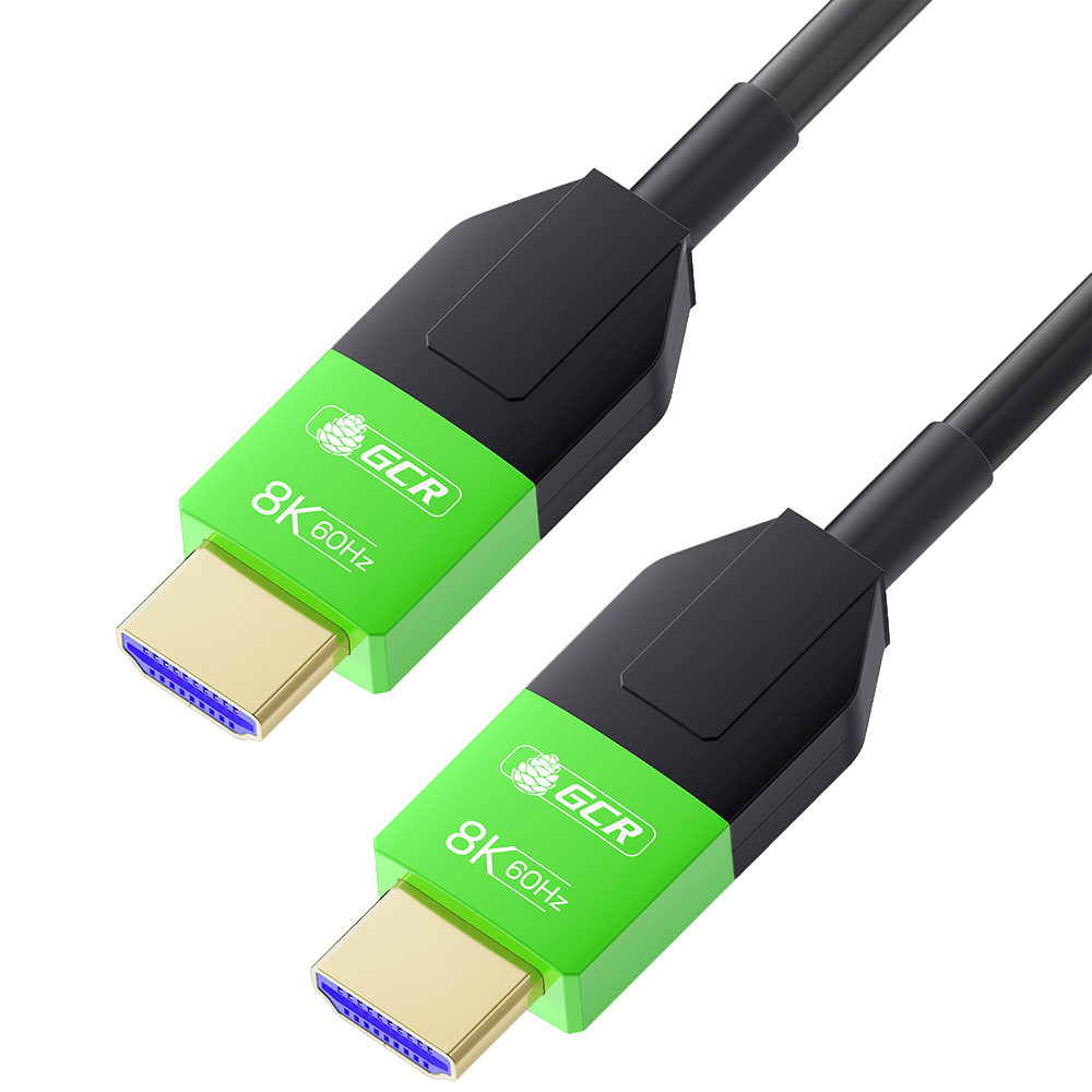 GCR PRO Кабель 35.0m оптический HDMI 2.1 8K 60Hz, 4K 144Hz, высокоскоростной 48.0 Гбит/с, черный