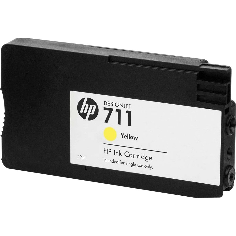 Картридж струйный HP 711 CZ136A желтый тройная упак. (29мл) для HP DJ T120/T520
