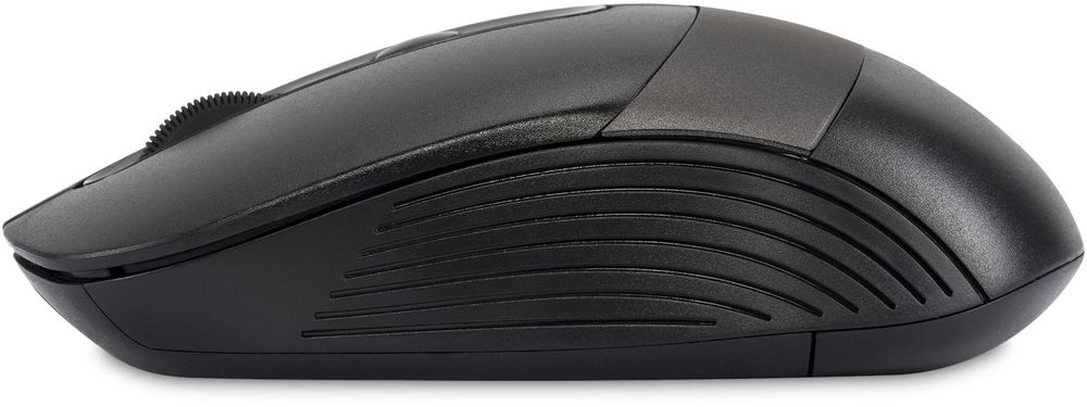 Мышь Оклик 310MW черный/серый оптическая 3200dpi беспров. USB для ноутбука 4but (1869088)
