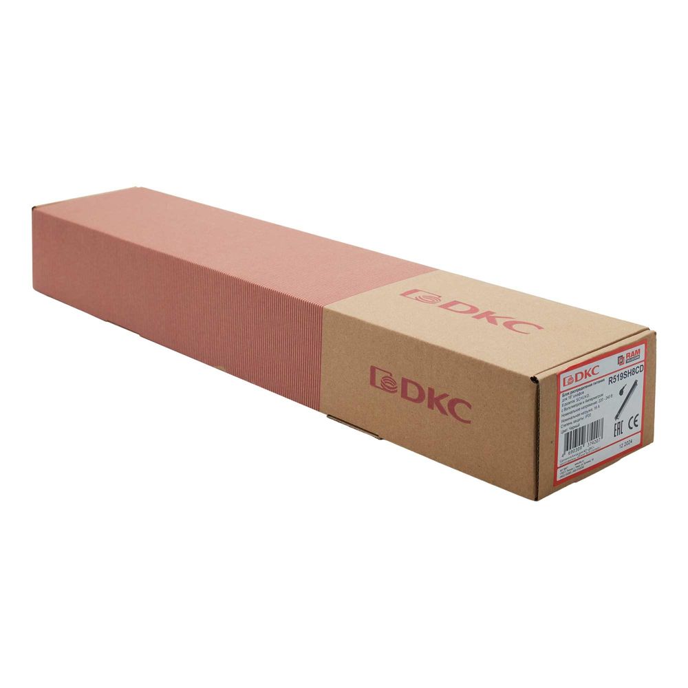 Блок распределения питания (PDU) 19" 16A с индикацией, Вых:8 Schuko, Вх:Schuko