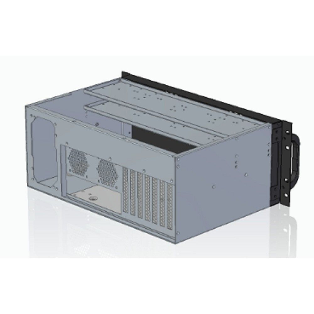 Procase 4U350-08 Корпус 4U server case,8HDD,черный,без блока питания PS/2 ATX,глубина 350мм, MB SSI CEB 12"x10,5"