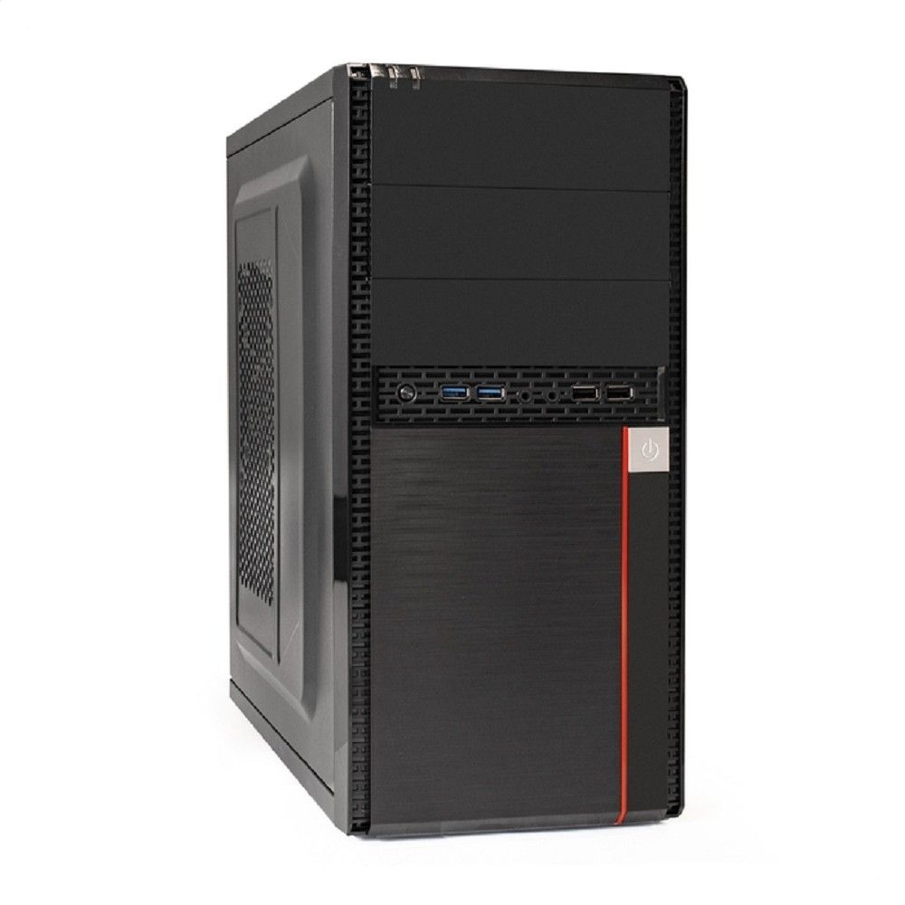 Exegate EX277438RUS Корпус Minitower Exegate MA-371X Black, mATX <UN600, 120mm> 2*USB+2*USB3.0, Audio