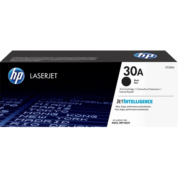 Картридж лазерный HP 30A CF230A черный бар.в компл. (1600стр.) для HP LJ Pro M203/M227