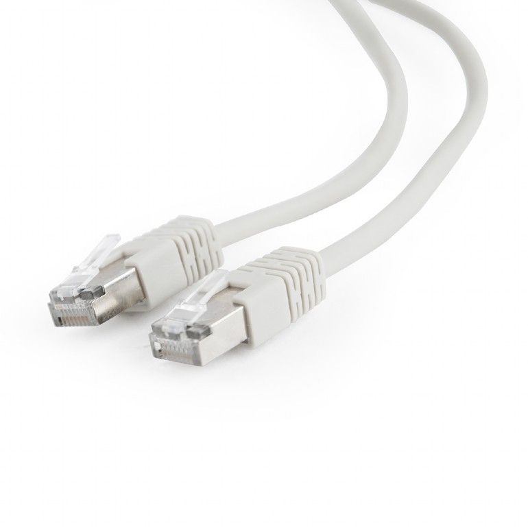 Патч-корд Premier PP22-1M 1000Гбит/с FTP 4 пары cat.5E CCA molded 1м серый RJ-45 (m)-RJ-45 (m)