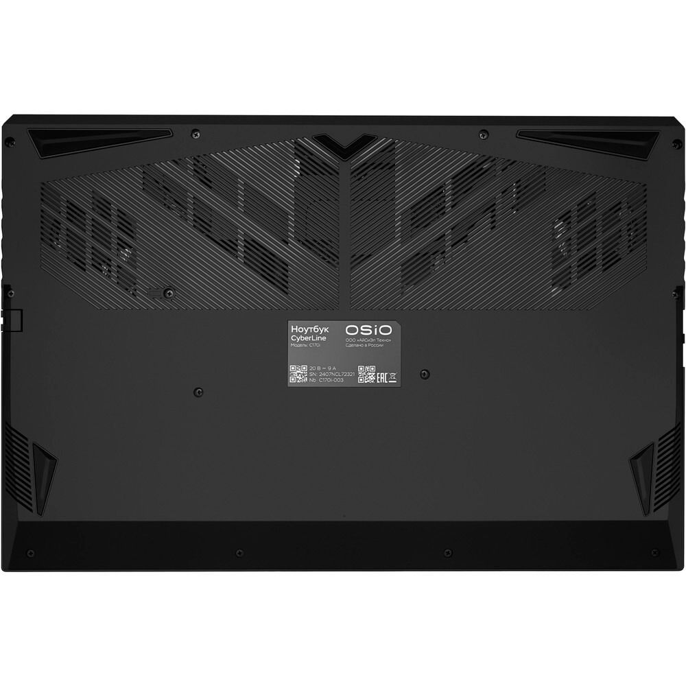 Ноутбук CyberLine C170i-002 17.3"(1920*1080 IPS (матовый, 144Hz) )/Intel Core i5 12600H(2.7Ghz)/16384Mb/512PCISSDGb/noDVD/Ext:nVidia GeForce RTX4050(6144Mb)/Cam/BT/WiFi/52.6WHr/war 1y/2.4kg/Space Gray/noOS + не МПТ