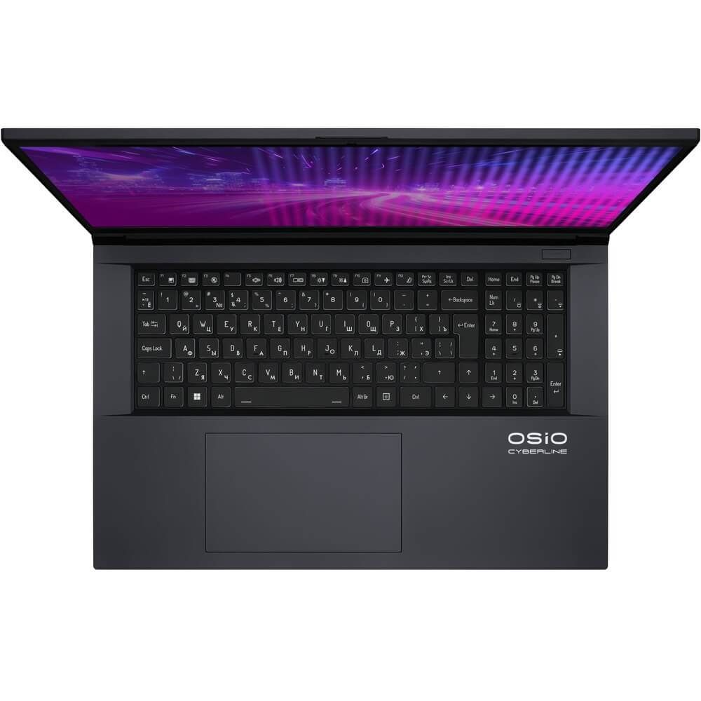 Ноутбук CyberLine C170i-002 17.3"(1920*1080 IPS (матовый, 144Hz) )/Intel Core i5 12600H(2.7Ghz)/16384Mb/512PCISSDGb/noDVD/Ext:nVidia GeForce RTX4050(6144Mb)/Cam/BT/WiFi/52.6WHr/war 1y/2.4kg/Space Gray/noOS + не МПТ