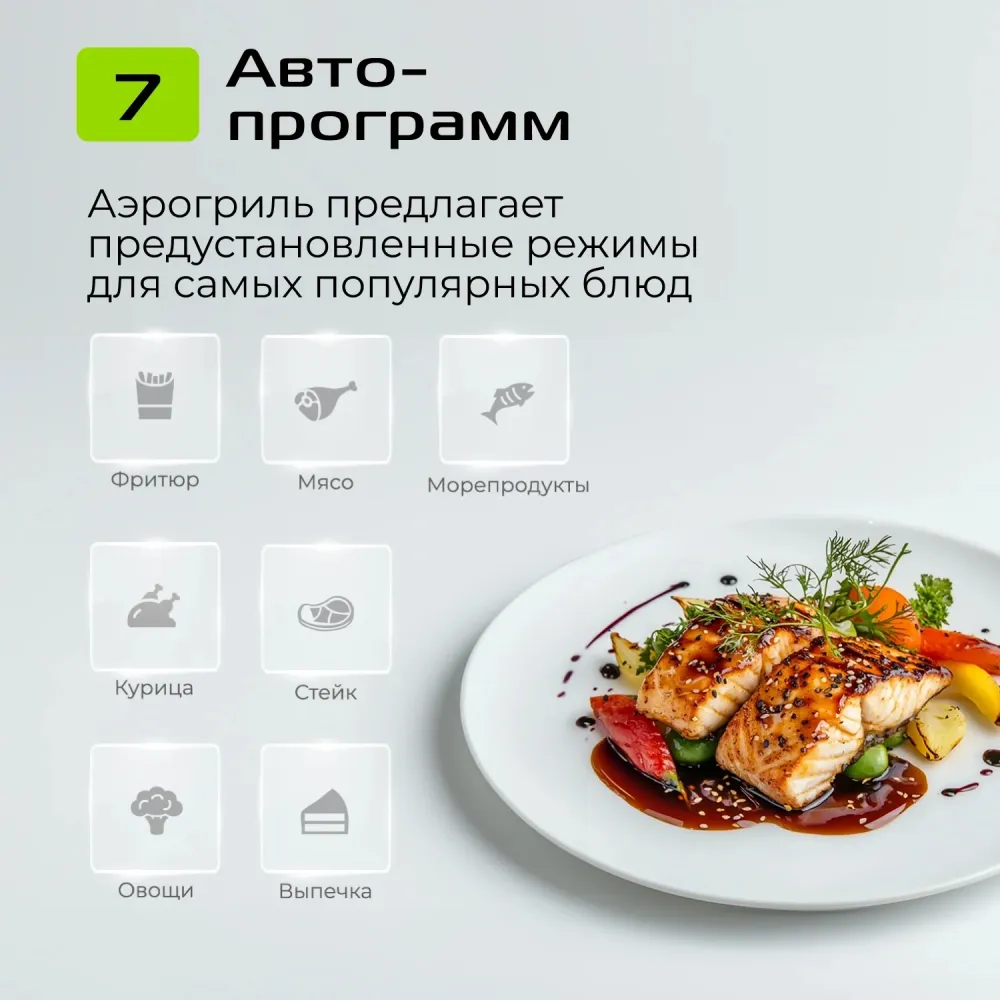 Аэрогриль Red Solution W262 1500Вт черный