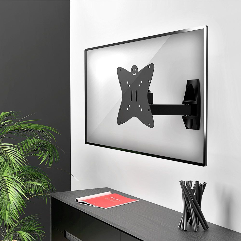 Кронштейн для телевизора Holder LCDS-5037 металлик 19"-50" макс.30кг настенный поворот и наклон