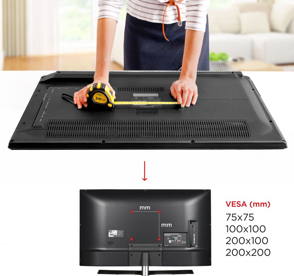 Кронштейн для телевизора Holder LCDS-5037 металлик 19"-50" макс.30кг настенный поворот и наклон