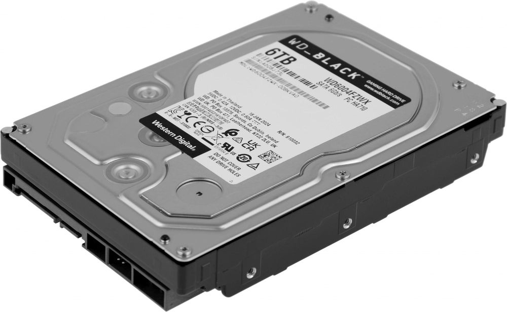 Жесткий диск WD Black 6ТБ 3.5" SATA III