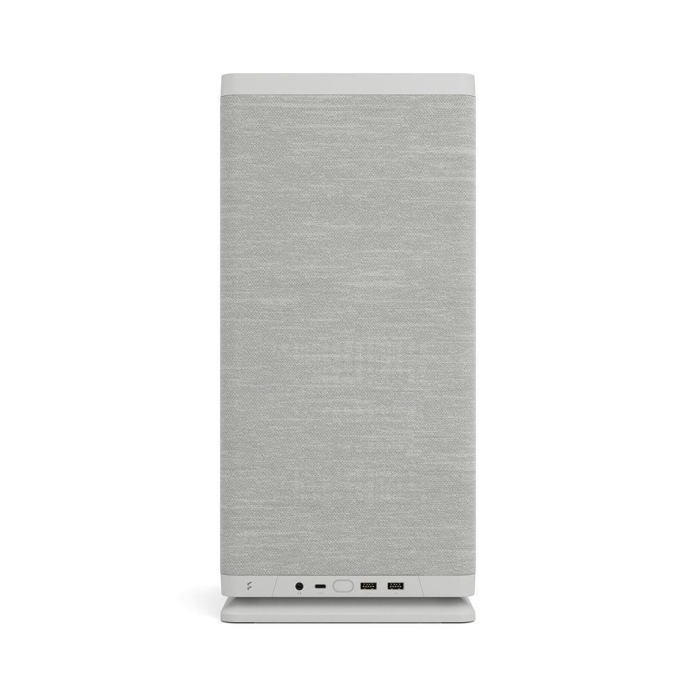 Корпус без блока питания/ Case Fractal Design Mood, Mini-Tower, 1x180mm, 2xUSB-A 3.0 + 1xUSB 3.2 Type-C, SFX PSU Support, mITX Light Gray