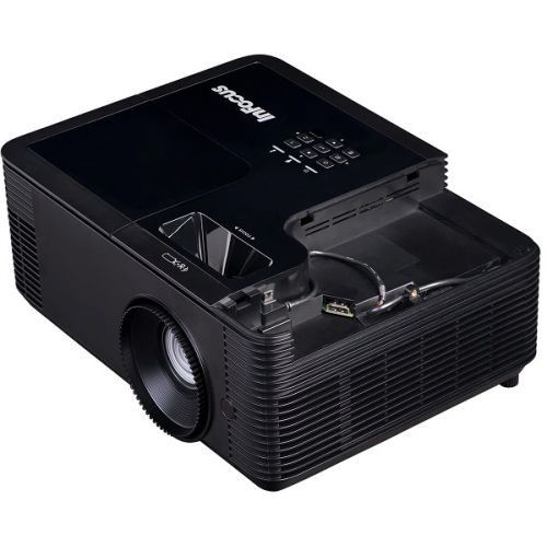 проектор INFOCUS IN2136 DLP,4500ANSILm,WXGA(1280х800),28500:1,(1.18-1.54:1)3.5mmin,VGAin,HDMI1.4aх3(поддержка3D),USB-A(клав.,мышь),лампа15000ч.(ECOmode),3.5mmout,Monitorout(VGA),RS232,RJ45,21дБ,3.2кг