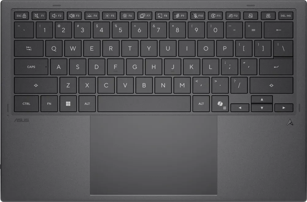 Ноутбук Asus ZenBook Duo UX8407AA-SN363X Core Ultra 9 386H 32Gb SSD1Tb Intel Graphics 14" OLED Touch 3K (2880x1800) Windows 11 Pro dk.grey WiFi BT Cam (90NB16V1-M00L90)