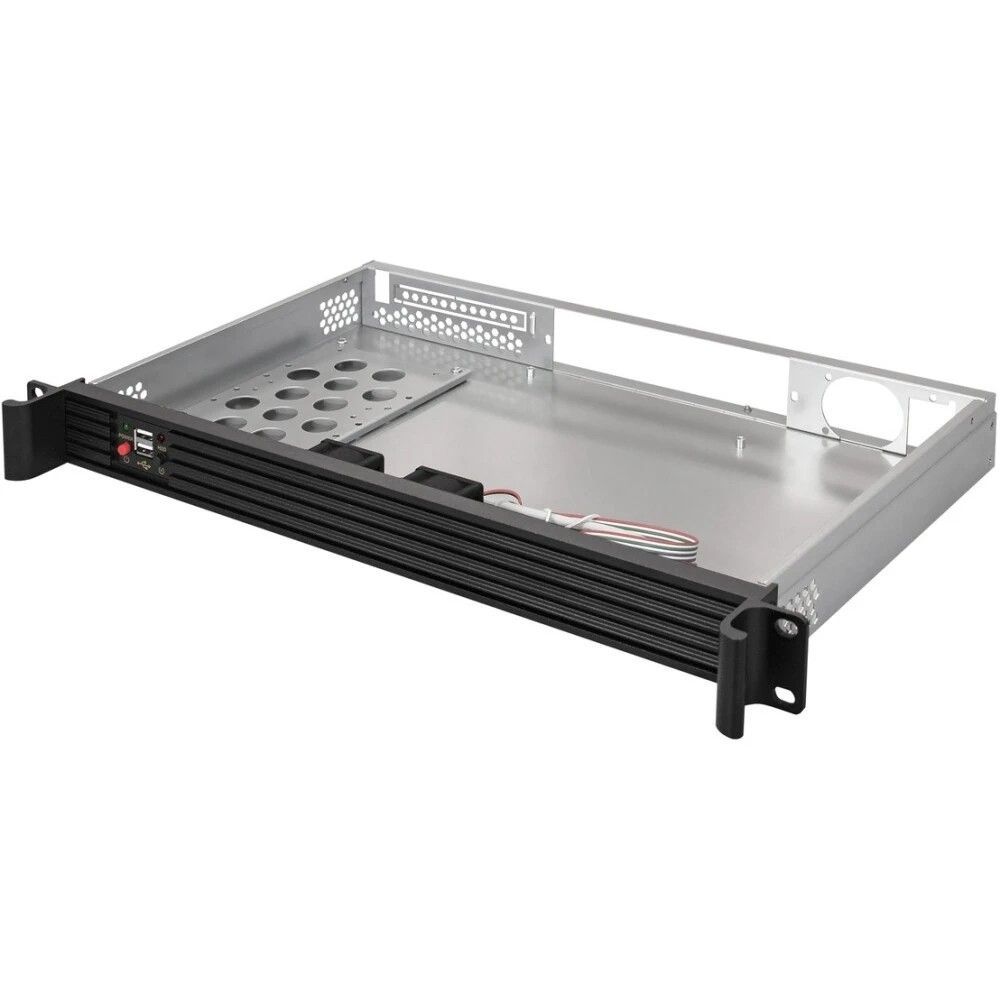 Exegate EX264264RUS Серверный корпус Exegate Pro 1U250-01 <RM 19",  высота 1U, глубина 250, без БП, USB>