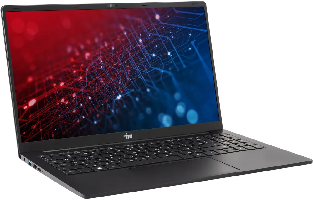 Ноутбук IRU Strato 15ALI Core i5 12450H 16Gb SSD512Gb Intel UHD Graphics 15.6" IPS FHD (1920x1080) FreeDOS black WiFi BT Cam 6000mAh (2084738)