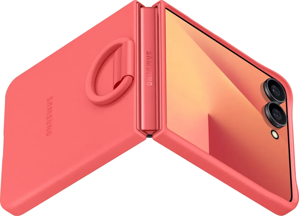 Чехол (клип-кейс) Samsung для Samsung Galaxy Z Flip7 Ring Case Z Flip7 красный (EF-PF766TREGRU)