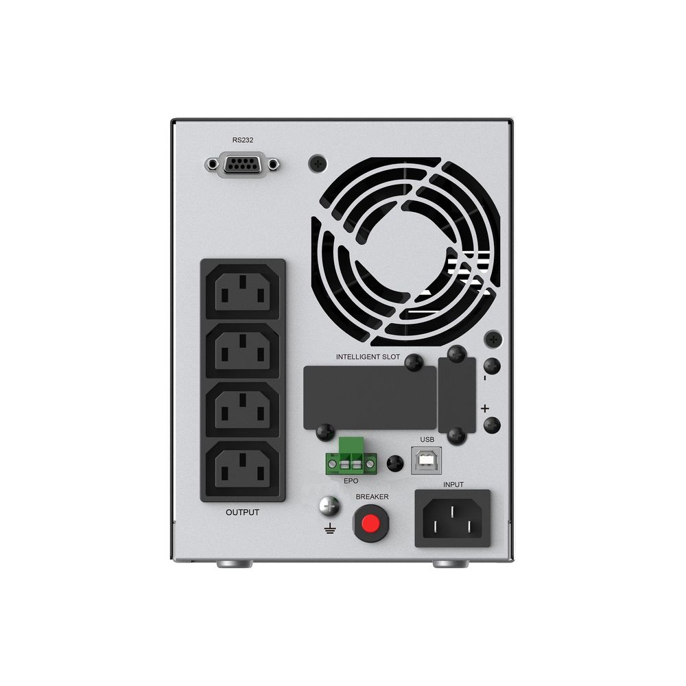 ИБП CBR ESSENCE ESN-1000C [Online 1000 VA / 1000 W, Tower, 4 x C13, LCD, HID-USB, RS232, EPO, SNMP slot]