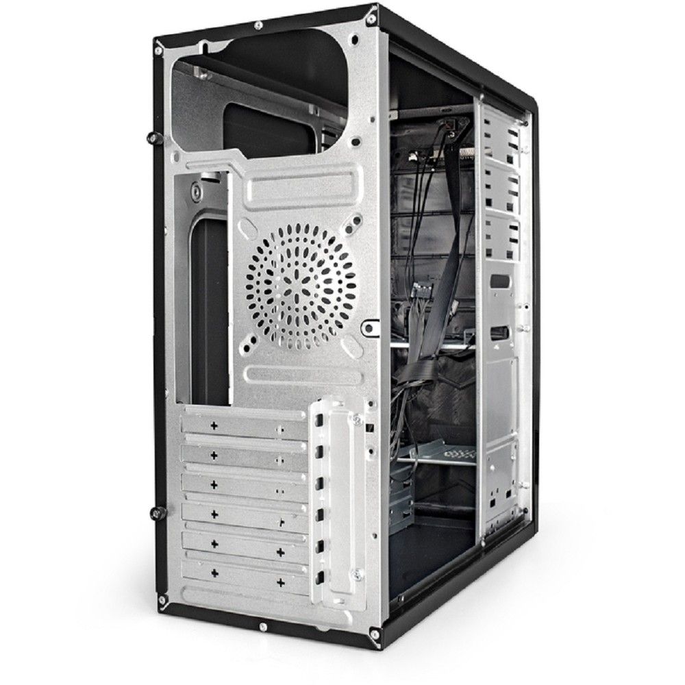 Exegate EX261447RUS Корпус Miditower CP-601 Black, ATX, <без БП>, 2*USB, Audio